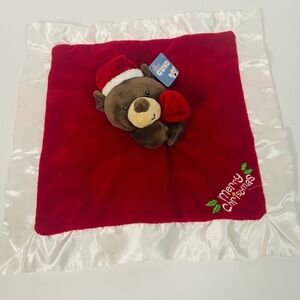 Baby Gund Merry Christmas Santa Bear Lovey